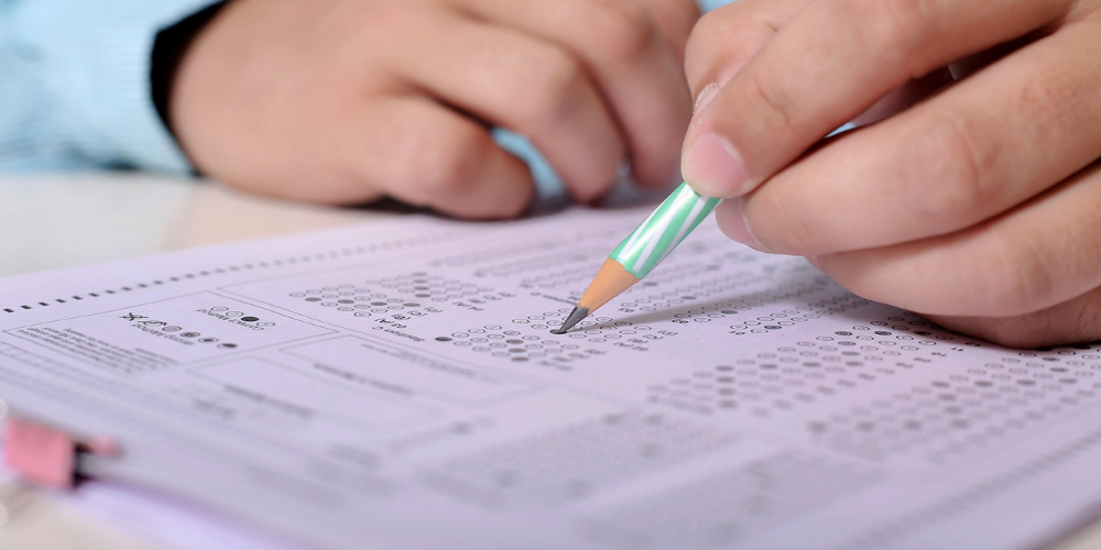 A student taking the SAT